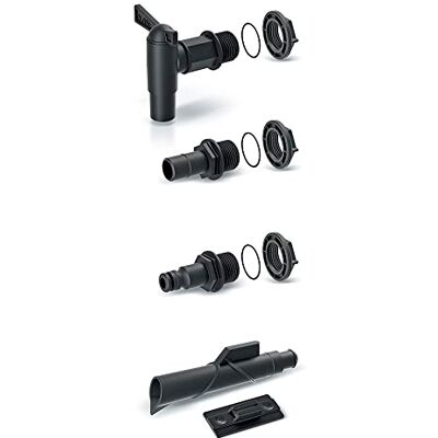 Prosperplast Set accessori per cisterne/botti acqua piovana (5 pezzi) ICANSET 4, dimensioni (mm) 180x45x230 Prosperplast Set accessori per cisterne/botti acqua piovana (5 pezzi) ICANSET 4, dimensioni (mm) 180x45x230