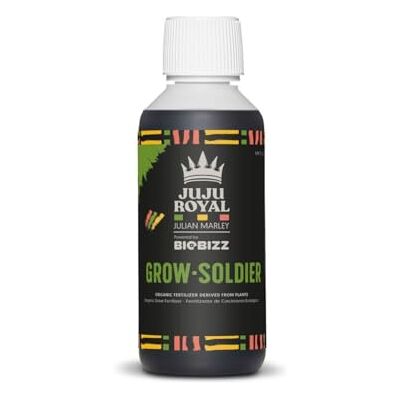 BioBizz Grow Soldier 250ml – Fertilizzante Biologico per Crescita Piante – NPK Naturale con Micronutrienti – Melassa da Barbabietola – Uso Universale Indoor & Outdoor BioBizz Grow Soldier 250ml – Fertilizzante Biologico per Crescita Piante – NPK Naturale con Micronutrienti – Melassa da Barbabietola – Uso Universale Indoor & Outdoor