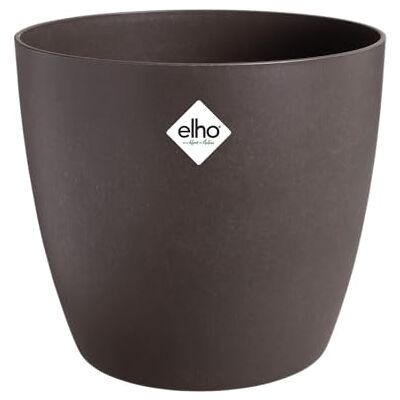 Elho The Coffee Collection Round 18cm Vaso per piante da interno Realizzato con caffè macinato e plastica riciclata Espresso Marrone Elho The Coffee Collection Round 18cm Vaso per piante da interno Realizzato con caffè macinato e plastica riciclata Espresso Marrone