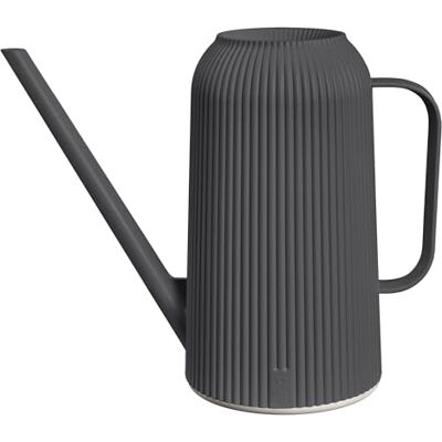 Elho Vibes Fold Watering Can 1.7ltr Annaffiatoio Piccolo 100% Plastica Riciclata L25.2 x B7.4 X H21 Nero/Anthracite Elho Vibes Fold Watering Can 1.7ltr Annaffiatoio Piccolo 100% Plastica Riciclata L25.2 x B7.4 X H21 Nero/Anthracite