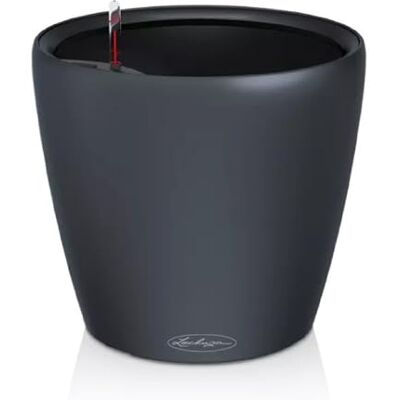 Lechuza Vaso di fiori Classico Color LS grigio ardesia con sistema di irrigazione, diametro 22 × 20 cm, Lechuza Vaso di fiori Classico Color LS grigio ardesia con sistema di irrigazione, diametro 22 × 20 cm,
