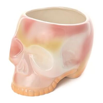 FISURA - Calavera Skull - Rosa - 12 cm diametro - Vaso FISURA - Calavera Skull - Rosa - 12 cm diametro - Vaso