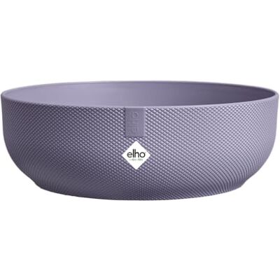 Elho Jazz Bowl 28 Vaso per Interno 100% Plastica Riciclata Ø 27.5 x H 9.0 cm Lavender Lilac Elho Jazz Bowl 28 Vaso per Interno 100% Plastica Riciclata Ø 27.5 x H 9.0 cm Lavender Lilac