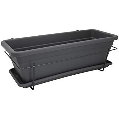 Artevasi Kit Fioriera Venezia 60 cm Antracite Artevasi Kit Fioriera Venezia 60 cm Antracite