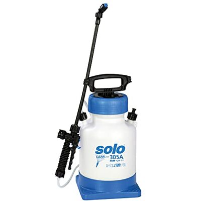 Solo Spruzzatore a Pressione da 305 A, 5 Litri, per detergenti acidi nell'intervallo di PH 1-7, con Base, Blu, Bianco Solo Spruzzatore a Pressione da 305 A, 5 Litri, per detergenti acidi nell'intervallo di PH 1-7, con Base, Blu, Bianco