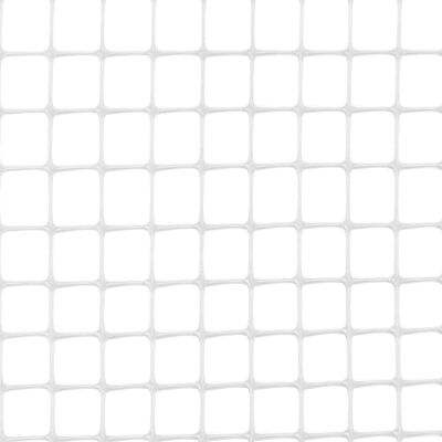 TENAX Cuadrada 1,00x5 m Bianco, Rete per Rampicanti, Rete in Plastica per Sostegno Piante e Fiori, con 50 Fascette di Fissaggio Incluse TENAX Cuadrada 1,00x5 m Bianco, Rete per Rampicanti, Rete in Plastica per Sostegno Piante e Fiori, con 50 Fascette di Fissaggio Incluse
