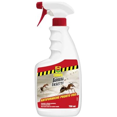 Compo Antiformiche, Barriera Insetti, Spray, Pronto Uso, 750ml Compo Antiformiche, Barriera Insetti, Spray, Pronto Uso, 750ml