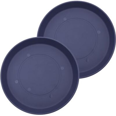 The HC Companies Sottovaso in plastica, colore blu crepuscolo, 44 cm The HC Companies Sottovaso in plastica, colore blu crepuscolo, 44 cm