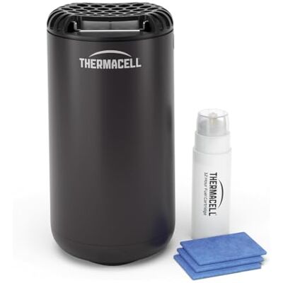 Thermacell Mini Halo Antizanzare da Esterno – Zona di Protezione 21 m², Senza DEET, Grafite Thermacell Mini Halo Antizanzare da Esterno – Zona di Protezione 21 m², Senza DEET, Grafite