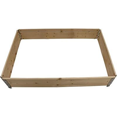 Siena Garden Aiuola rialzata impilabile, 120 x 80 x 19,5 cm, cerniere zincate naturali Siena Garden Aiuola rialzata impilabile, 120 x 80 x 19,5 cm, cerniere zincate naturali