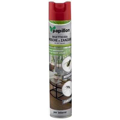 PAPILLON INSETTICIDA PER MOSCHE E ZANZARE SPRAY PAPILLON INSETTICIDA PER MOSCHE E ZANZARE SPRAY