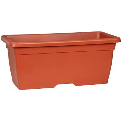 Scheurich Nora Long 80 Fioriera rettangolare in plastica, 80 cm di larghezza, 40 cm di profondità, 34 cm di altezza, 96,6 l vol. Scheurich Nora Long 80 Fioriera rettangolare in plastica, 80 cm di larghezza, 40 cm di profondità, 34 cm di altezza, 96,6 l vol.