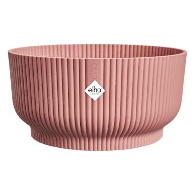 Elho Vibes Fold Bowl 25 Plant Pot Indoor 100% Recycled Plastic Ø 24.9 x H 12.1 cm Delicate Pink Elho Vibes Fold Bowl 25 Plant Pot Indoor 100% Recycled Plastic Ø 24.9 x H 12.1 cm Delicate Pink