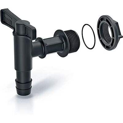 Prosperplast Accessorio per serbatoio acqua Rubinetto CANTAP, dimensioni (mm) 150x40x160, colore Nero Prosperplast Accessorio per serbatoio acqua Rubinetto CANTAP, dimensioni (mm) 150x40x160, colore Nero