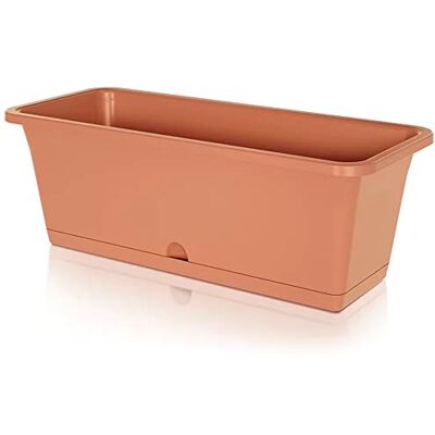 Prosperplast Camelia Pot, Dimensions 595x170x143 mm, colore di terracotta Prosperplast Camelia Pot, Dimensions 595x170x143 mm, colore di terracotta