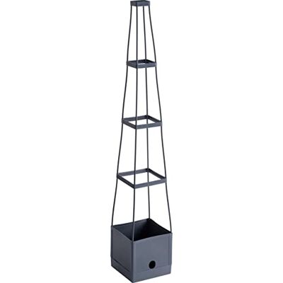 Meister Torre per Piante da 150 x 25 x 25 cm, per pomodori e Piante, con Supporto per Piante, Serbatoio dell'Acqua da 2,5 l Come Sistema di irrigazione, Altezza Regolabile, Torre di Pomodoro Meister Torre per Piante da 150 x 25 x 25 cm, per pomodori e Piante, con Supporto per Piante, Serbatoio dell'Acqua da 2,5 l Come Sistema di irrigazione, Altezza Regolabile, Torre di Pomodoro