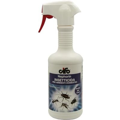 CIFO Nephorin Insetticida Formiche Scarafaggi Ragni Vespe e Altri Insetti, Triplice Azione Snidante, Abbattente e Residuale, Ideale per Disinfestare Ambienti Domestici e Civili, Made in Italy, 500ml CIFO Nephorin Insetticida Formiche Scarafaggi Ragni Vespe e Altri Insetti, Triplice Azione Snidante, Abbattente e Residuale, Ideale per Disinfestare Ambienti Domestici e Civili, Made in Italy, 500ml