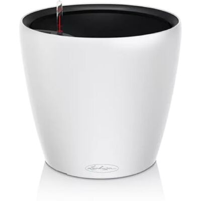 Lechuza Classico Color LS Vaso con sistema di irrigazione, diametro 22 x 20 cm, colore: Bianco Lechuza Classico Color LS Vaso con sistema di irrigazione, diametro 22 x 20 cm, colore: Bianco