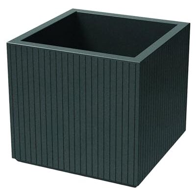 Prosperplast Vaso Coro Square grafite Ø48x44 Prosperplast Vaso Coro Square grafite Ø48x44