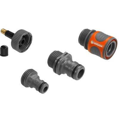 Gardena Set di valvole di drenaggio: Set di valvole per Il drenaggio Manuale, 3 attacchi per Raccordo per Tubi OGS, nipplo OGS e nipplo Profi System (2770-20). Gardena Set di valvole di drenaggio: Set di valvole per Il drenaggio Manuale, 3 attacchi per Raccordo per Tubi OGS, nipplo OGS e nipplo Profi System (2770-20).