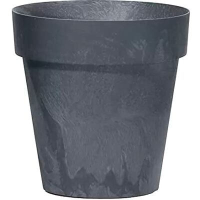 Prosperplast Vaso da fiori 3,5L Cube 20x20x17,7 cm, Antracite Prosperplast Vaso da fiori 3,5L Cube 20x20x17,7 cm, Antracite