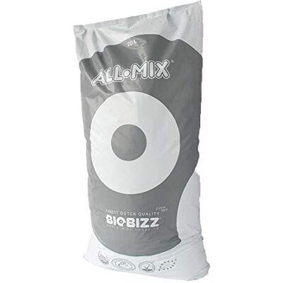 BioBizz , All Mix, terriccio organico per trattamento suolo, piante in vaso, coltivazione idroponica, confezioni da 10, 20 e 50 litri BioBizz , All Mix, terriccio organico per trattamento suolo, piante in vaso, coltivazione idroponica, confezioni da 10, 20 e 50 litri