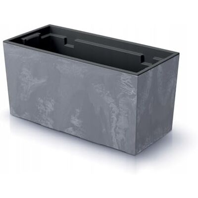 Prosperplast Gardener per Balcón Urbi Case Beton Effect, Dimensions 395x185x195 mm, colore Marengo Prosperplast Gardener per Balcón Urbi Case Beton Effect, Dimensions 395x185x195 mm, colore Marengo