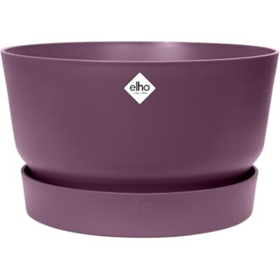 Elho Greenville Bowl 33 Vaso per Esterno Ø 32.5 x H 19.4 cm Vintage Prugna Elho Greenville Bowl 33 Vaso per Esterno Ø 32.5 x H 19.4 cm Vintage Prugna
