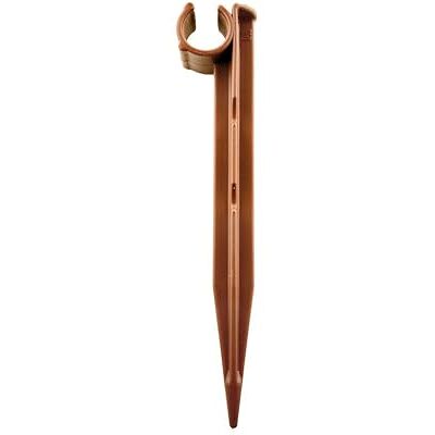 S&M Picchetto di fissaggio marrone per tubo di irrigazione a goccia da 16 mm Sacchetto con 25 pezzi Supporto per assicurare facilmente e nascostamente l'installazione di un sistema di S&M Picchetto di fissaggio marrone per tubo di irrigazione a goccia da 16 mm Sacchetto con 25 pezzi Supporto per assicurare facilmente e nascostamente l'installazione di un sistema di