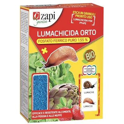 ZAPI LUMACHICIDA Esca – Esca Lumachicida Granulare 200 g – Fosfato Ferrico Lumache 1,55% – Anti Lumache per Orto Resistente a Pioggia e umidità – Consentito in Agricoltura Biologica ZAPI LUMACHICIDA Esca – Esca Lumachicida Granulare 200 g – Fosfato Ferrico Lumache 1,55% – Anti Lumache per Orto Resistente a Pioggia e umidità – Consentito in Agricoltura Biologica