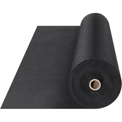 VEVOR Telo Geotessile Non Tessuto 1,8x30,5 m, Tessuto Pacciamante 271 g/m², Telo Pacciamatura Anti Erbacce per Sistemi di Drenaggio, Paesaggistica, Copertura Non Tessuto Geotessile del Terreno, Nero VEVOR Telo Geotessile Non Tessuto 1,8x30,5 m, Tessuto Pacciamante 271 g/m², Telo Pacciamatura Anti Erbacce per Sistemi di Drenaggio, Paesaggistica, Copertura Non Tessuto Geotessile del Terreno, Nero