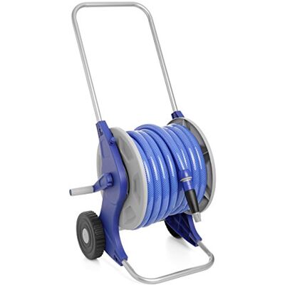 TATAY Carrello Avvolgitubo con Ruote, Tubo da 20 M, Attacco 5/8 TATAY Carrello Avvolgitubo con Ruote, Tubo da 20 M, Attacco 5/8