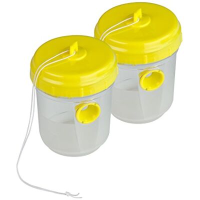 Windhager Trappola per vespe DUO, Catcher per insetti, da appendere al balcone, Giardino, Terrazza, 2 pezzi, Windhager Trappola per vespe DUO, Catcher per insetti, da appendere al balcone, Giardino, Terrazza, 2 pezzi,
