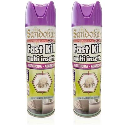 Sandokan , 2 Insetticida Acaricida Spray 500+500 ml, Spray Antiacaro per Materassi e Tessuti a Base di Piretro Naturale, Anti Acari Tarme Zecche e Ragni, Non Macchia e Non Puzza, Made in Italy Sandokan , 2 Insetticida Acaricida Spray 500+500 ml, Spray Antiacaro per Materassi e Tessuti a Base di Piretro Naturale, Anti Acari Tarme Zecche e Ragni, Non Macchia e Non Puzza, Made in Italy