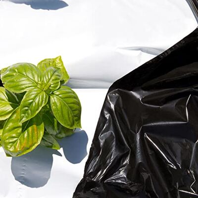 TENAX Black White Cover 1,40x10 m Bianco/Nero, Film Antierbacce per Pacciamatura, Forzante della Maturazione TENAX Black White Cover 1,40x10 m Bianco/Nero, Film Antierbacce per Pacciamatura, Forzante della Maturazione