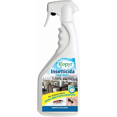 COPYR Insetticida residuale Pertrin L per formiche, ragni, pulci, acari, zanzare, scarafaggi flac. con trig. 1 LT x 3 pezzi COPYR Insetticida residuale Pertrin L per formiche, ragni, pulci, acari, zanzare, scarafaggi flac. con trig. 1 LT x 3 pezzi