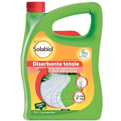 Solabiol Herbiclean PFnPO – Diserbante Biologico ad Azione Disseccante, Alternativa al glifosate, con origine naturale, Ideale per Vialetti, Bordure e Pavimentazioni – 3L Solabiol Herbiclean PFnPO – Diserbante Biologico ad Azione Disseccante, Alternativa al glifosate, con origine naturale, Ideale per Vialetti, Bordure e Pavimentazioni – 3L