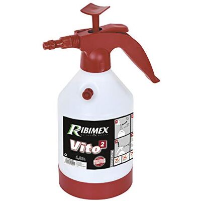 Ribimex Nebulizzatore a Pressione Vito 2 Serie Pro da 2 L per Prodotti Chimici Aggressivi, con Guarnizioni in Viton e Getto Regolabile, Ideale per Trattamenti Fitosanitari e Igienizzazione PRP020PC Ribimex Nebulizzatore a Pressione Vito 2 Serie Pro da 2 L per Prodotti Chimici Aggressivi, con Guarnizioni in Viton e Getto Regolabile, Ideale per Trattamenti Fitosanitari e Igienizzazione PRP020PC