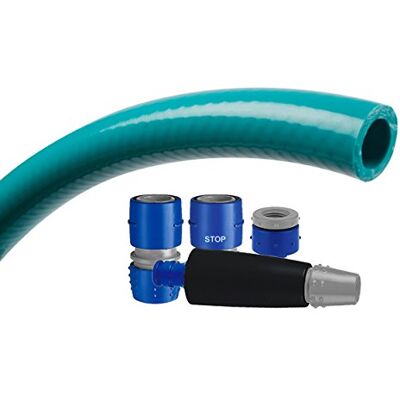 TATAY Kit Tubo Giardino Top Flex Ø5/8" 15mm Senza BPA Rinforzo Intrecciato TATAY Kit Tubo Giardino Top Flex Ø5/8" 15mm Senza BPA Rinforzo Intrecciato