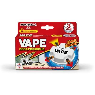 VAPE Antiformiche Esca Formiche, Insetticida Nuova Versione 2024 Elevata Efficacia Confezione da 2 pezzi (1 Unità) VAPE Antiformiche Esca Formiche, Insetticida Nuova Versione 2024 Elevata Efficacia Confezione da 2 pezzi (1 Unità)