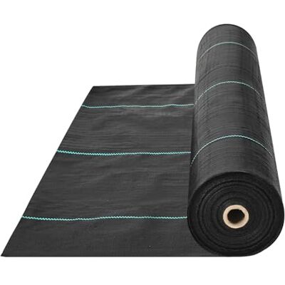 VEVOR Telo Pacciamante Anti Erbacce 1,8x91,4 m Geotessile Tessuto Anti-Ricrescita delle Erbacce sotto Ghiaia 102 g/m², Telo PP Permeabile Resistente agli Strappi per Paesaggistica, Copertura Terreno VEVOR Telo Pacciamante Anti Erbacce 1,8x91,4 m Geotessile Tessuto Anti-Ricrescita delle Erbacce sotto Ghiaia 102 g/m², Telo PP Permeabile Resistente agli Strappi per Paesaggistica, Copertura Terreno