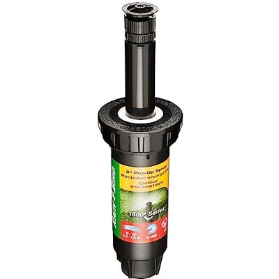 Rain Bird Irrigatore pop-up professionale, modello regolabile da 0° a 360°, distanza di spruzzo da 2,8 a 38,1 m, altezza pop-up 7,6 cm Rain Bird Irrigatore pop-up professionale, modello regolabile da 0° a 360°, distanza di spruzzo da 2,8 a 38,1 m, altezza pop-up 7,6 cm