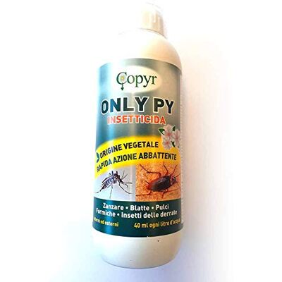 COPYR Insetticida Naturale Only PY PIRETRO contro Zanzare Formiche Blatte Pulci 1 Lt per ambienti interni ed esterni COPYR Insetticida Naturale Only PY PIRETRO contro Zanzare Formiche Blatte Pulci 1 Lt per ambienti interni ed esterni