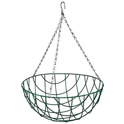 Dehner sospesa Basket, Ø 35 cm, Metallo/Fibra di Cocco, Verde Dehner sospesa Basket, Ø 35 cm, Metallo/Fibra di Cocco, Verde