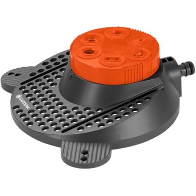 Gardena Irrigatore circolare a 6 testine Classic Boogie: 6 diverse forme cerchio, semicerchio, quadrato, rettangolo, ellisse, puntiforme () Gardena Irrigatore circolare a 6 testine Classic Boogie: 6 diverse forme cerchio, semicerchio, quadrato, rettangolo, ellisse, puntiforme ()