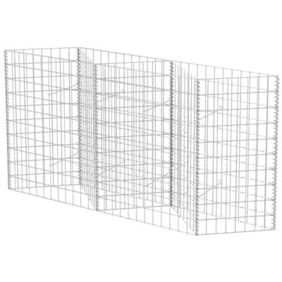 vidaXL Gabbione in Rete Fioriera Acciaio 120x30x100 cm Giardino Orto Rialzato vidaXL Gabbione in Rete Fioriera Acciaio 120x30x100 cm Giardino Orto Rialzato