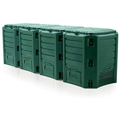 Prosperplast 261 x 71.9 x 82.6 cm modulo Compogreen Composter – Green Prosperplast 261 x 71.9 x 82.6 cm modulo Compogreen Composter – Green