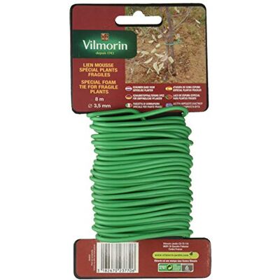Vilmorin Legame Speciale per Piante fragili Schiuma 3,5 mm 8 m, 3182670237706, Verde, 10 x 3 x 20 cm, Vilmorin Legame Speciale per Piante fragili Schiuma 3,5 mm 8 m, 3182670237706, Verde, 10 x 3 x 20 cm,