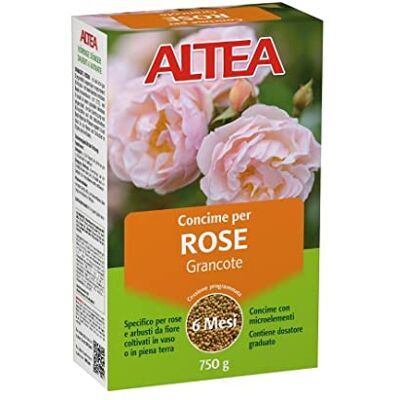ALTEA CONCIME GRANULARE PER ROSE A LENTA CESSIONE FINO A 6 MESI DI NUTRIMENTO 750 G ALTEA CONCIME GRANULARE PER ROSE A LENTA CESSIONE FINO A 6 MESI DI NUTRIMENTO 750 G