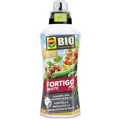 Compo BIO Fortigo Plus, Concime Liquido Organico Per Frutti, 1L Compo BIO Fortigo Plus, Concime Liquido Organico Per Frutti, 1L